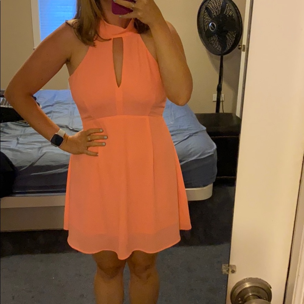 Coral Pink Dress
